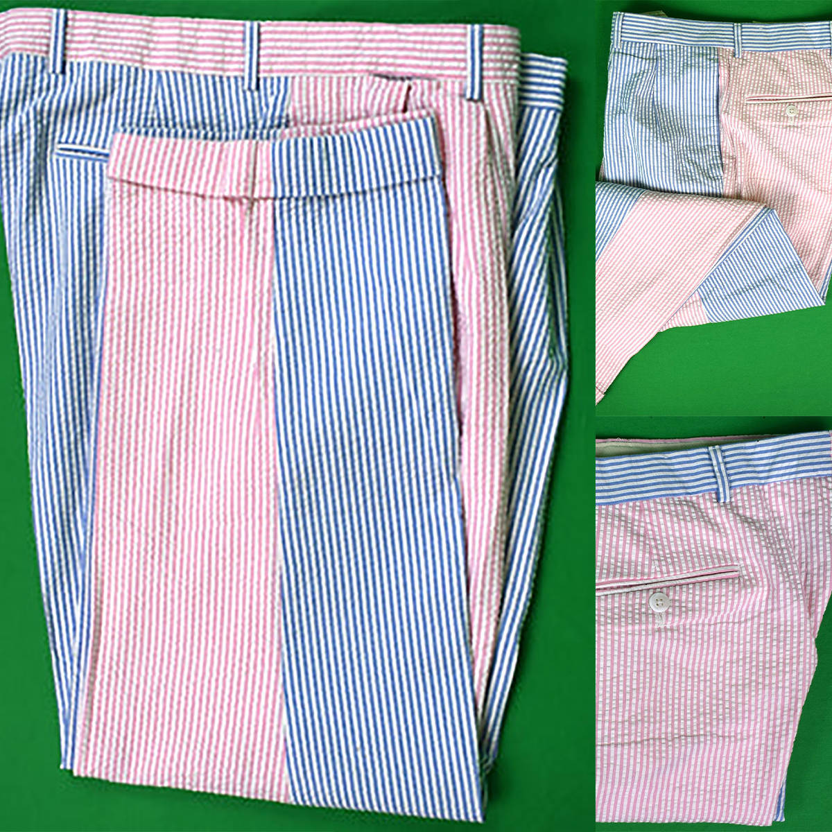 Men'S Formal Wear Big And Tall - Rahat Seersucker Erkek Pantolon Pantolon Yaz