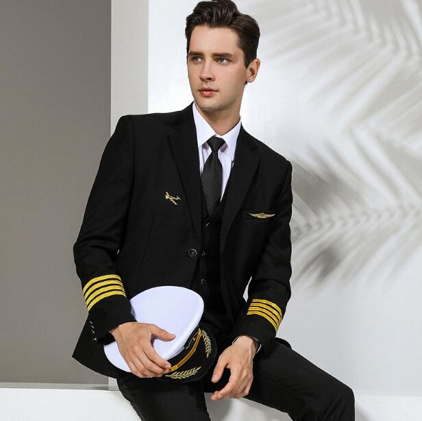 Men'S Formal Wear - Havacılık Profesyonel Giyim Aviator Üniforma Erkek