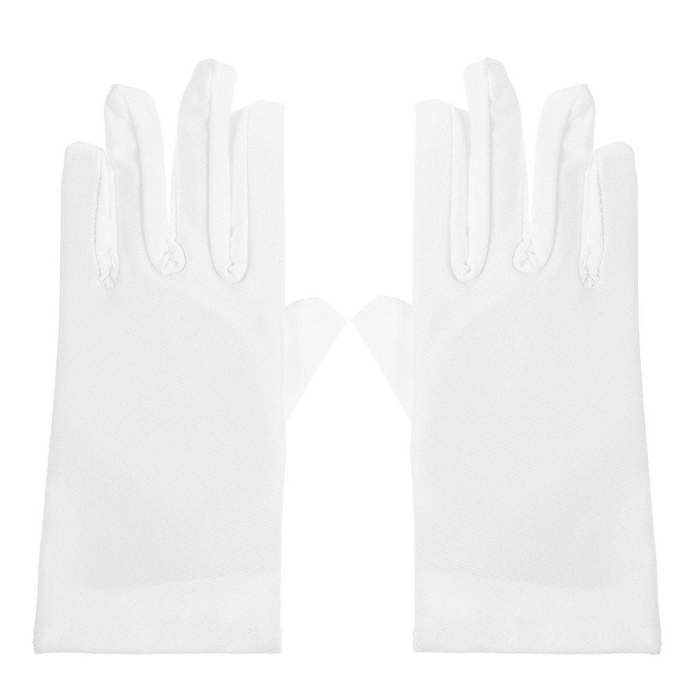 Formal Glove Leather - 2 adet elastik çocuk kostümü parti