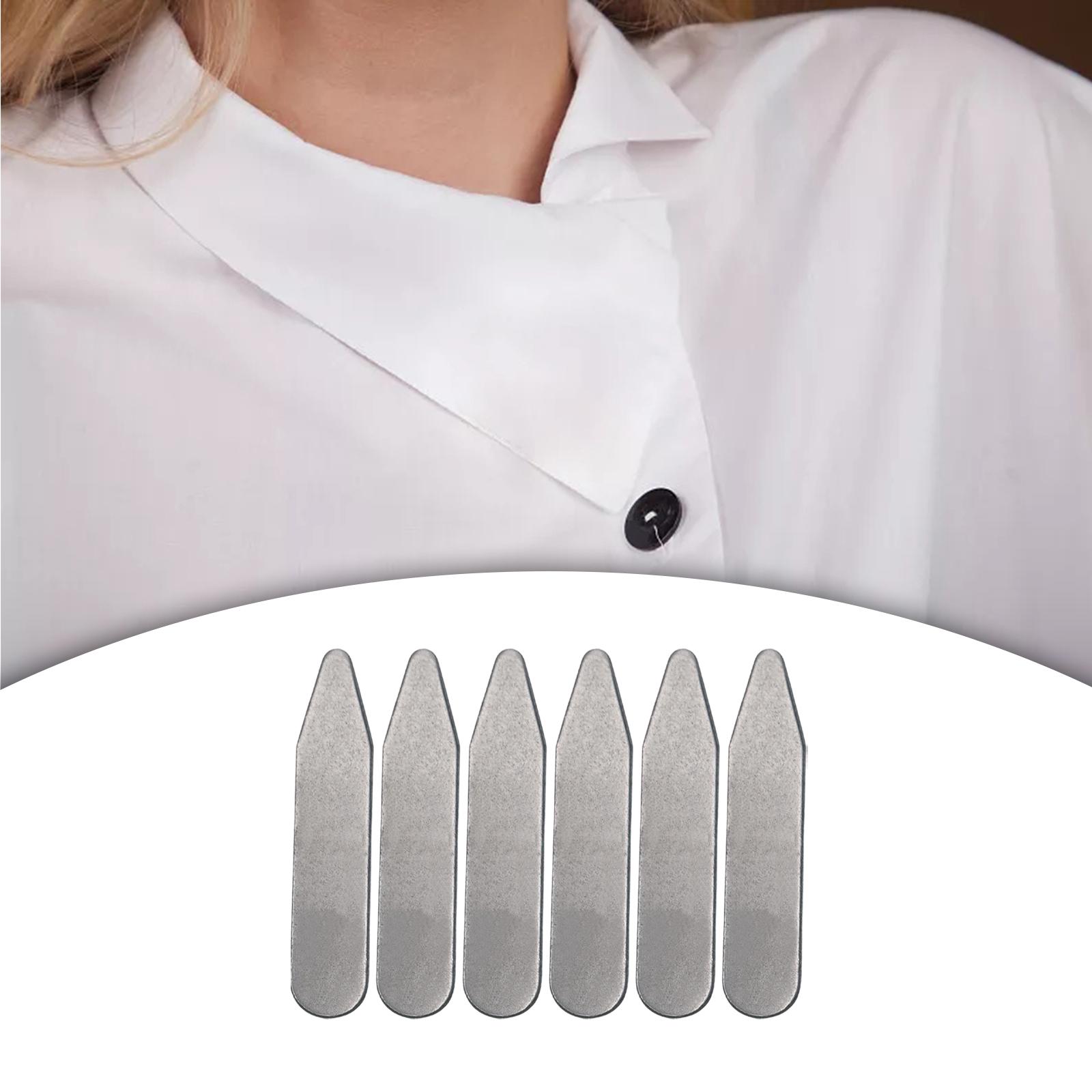 Collar Stay Metal - 6 Adet Yaka Desteği Gömlek Yaka