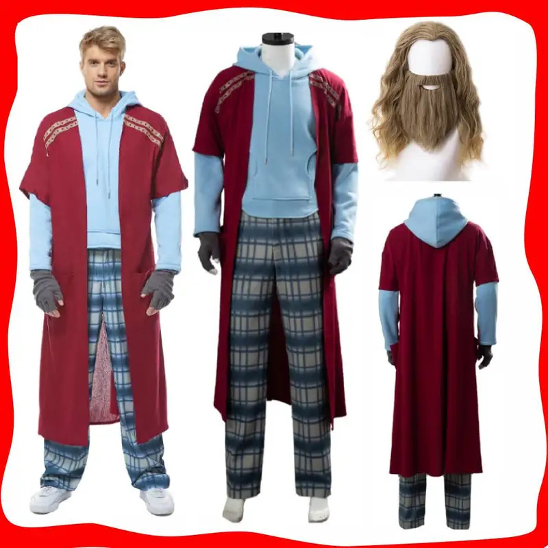 Men Formal Wear Set - Artı Boyutu Yağ Dekadent Thor Cosplay