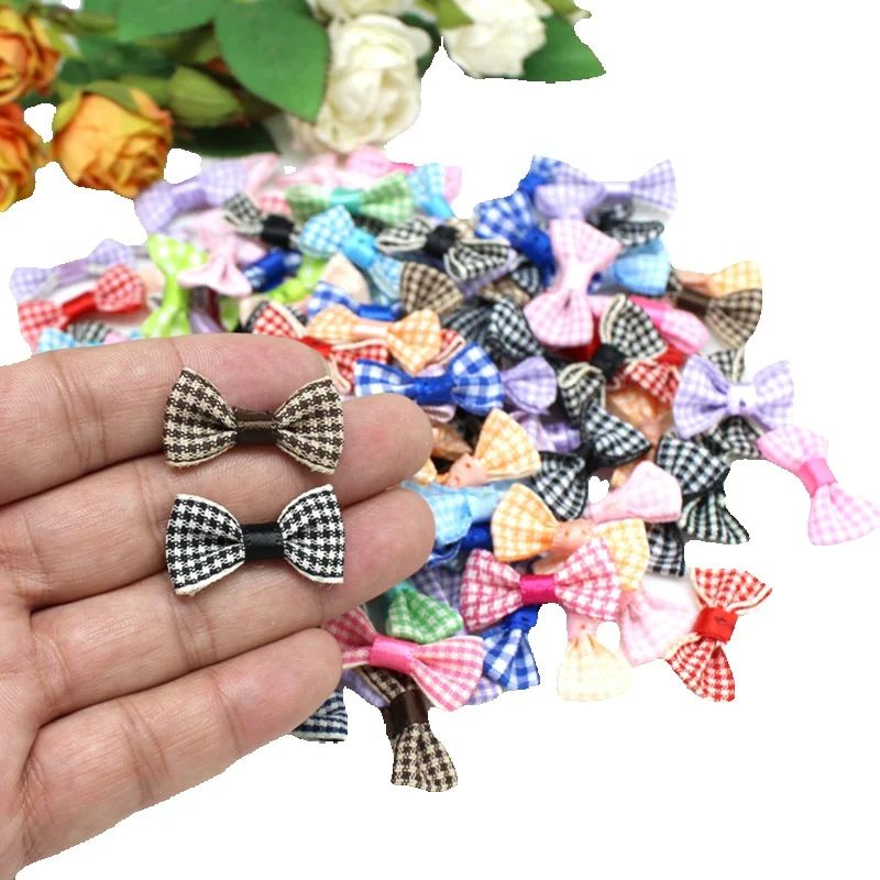 Satin Bow Tie - 30 adet/grup 1.5 cm * 3