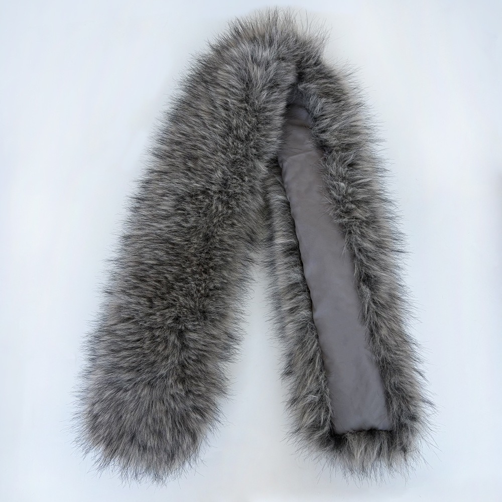 Windsor Knot Tie - Uzunlaştırılmış Eşarp Suni Kürk Yaka Kalınlaştırılmış