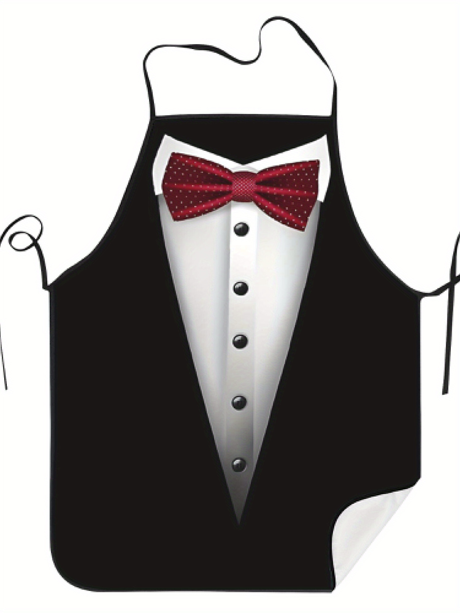 Men'S Formal Wear Bow Ties - Smokin Önlüğü Kırmızı Papyon Mutfak Pişirme