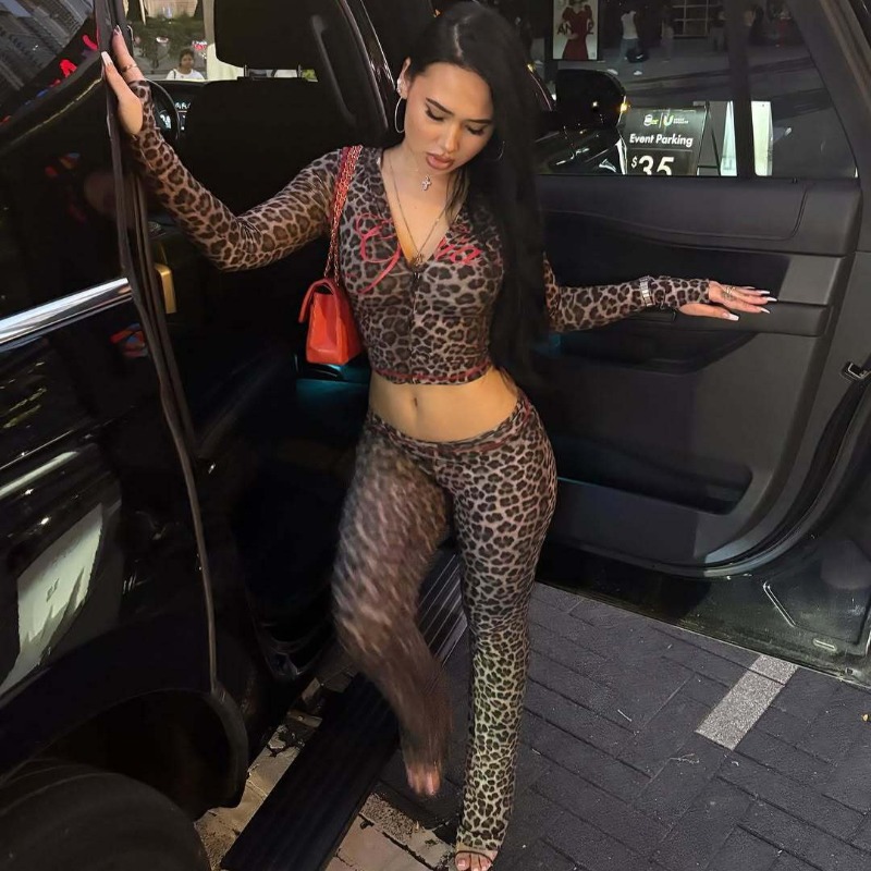 En Yeni Kadın Leopar Desenli 2 - Y2K Formal Wear Men incelemesi ve fiyatı