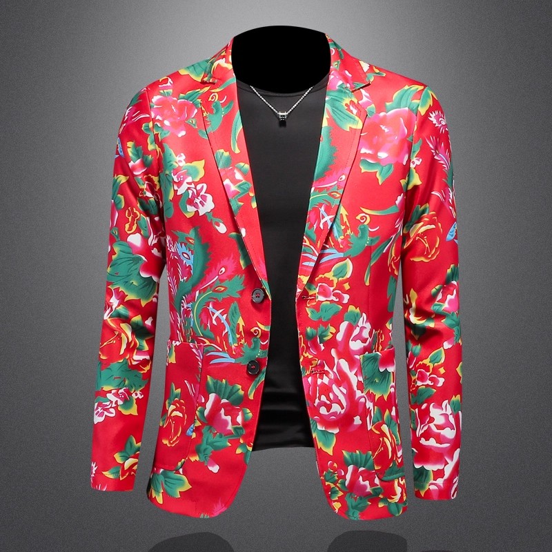 Çin Tarzı Kuzeydoğu Büyük Çiçe - Large Men Formal Wear incelemesi ve fiyatı