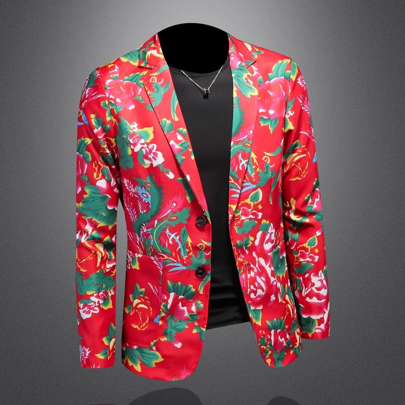 Çin Tarzı Kuzeydoğu Büyük Çiçe - Large Men Formal Wear incelemesi ve fiyatı