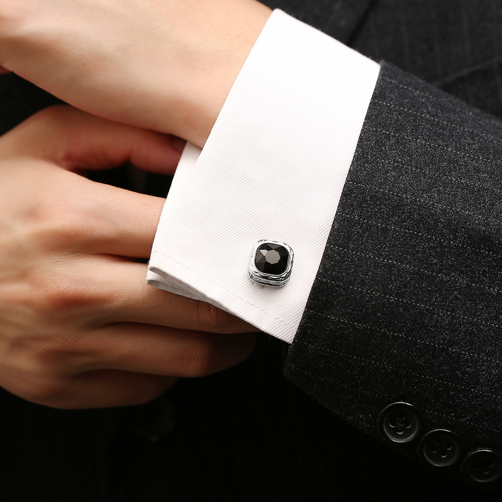 Siyah Değerli Taşlı Fransız Ko - Dress Shirt French Cuff incelemesi ve fiyatı