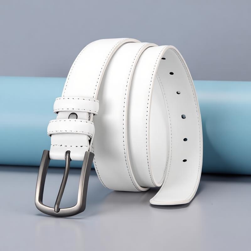 Erkek Resmi Kemeri, Düz Beyaz, - Men'S Formal Wear Belt incelemesi ve fiyatı