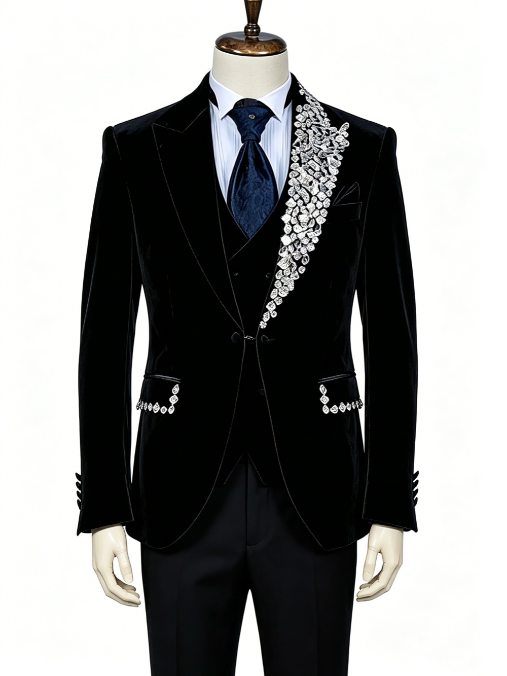 Resmi Düğün Smokinleri Kadife  - Men'S Formal Evening Wear incelemesi ve fiyatı