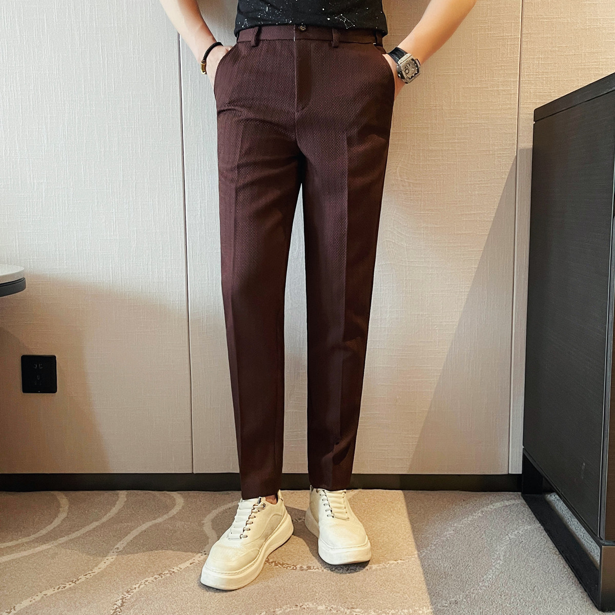 2025 İlkbahar Yaz Yeni erkek I - Men Formal Wear Pinterest incelemesi ve fiyatı