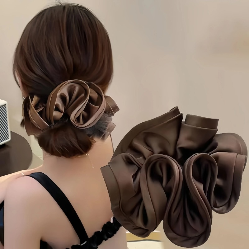 Kore saten Scrunchies elastik  - Satin Bow Tie incelemesi ve fiyatı