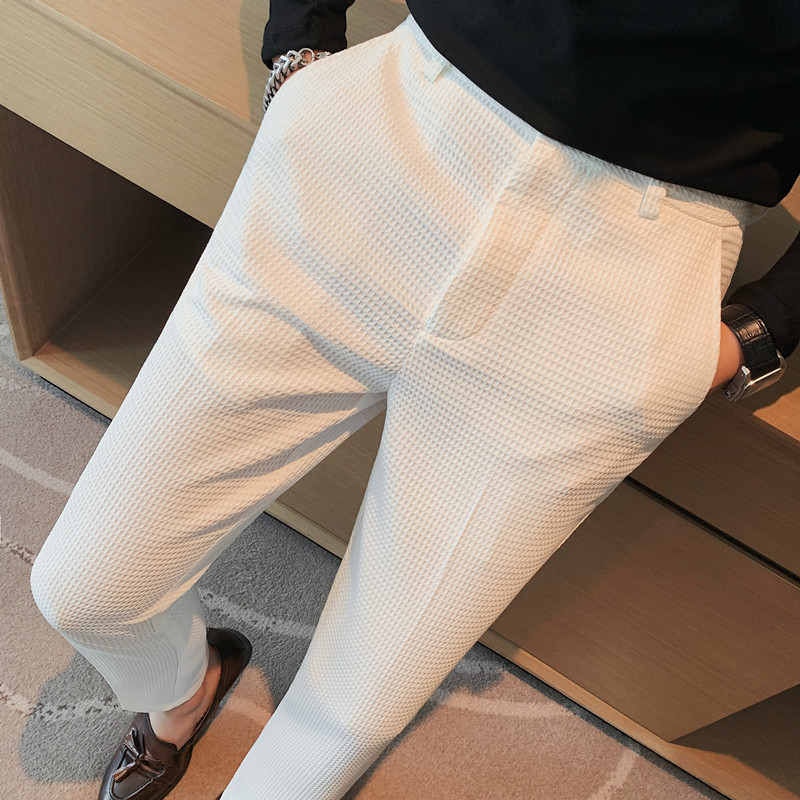 2024 Sonbahar Yeni Waffle Stre - Men Formal Wear Set incelemesi ve fiyatı