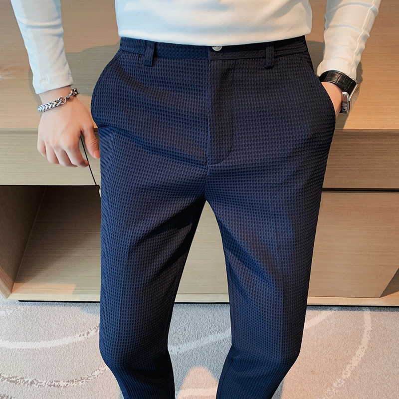 2024 Sonbahar Yeni Waffle Stre - Men Formal Wear Set incelemesi ve fiyatı