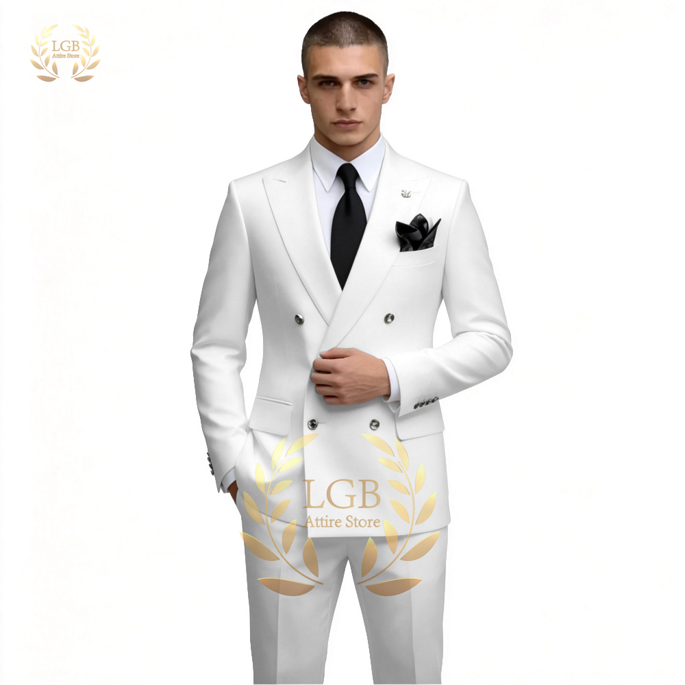 Erkek Beyaz Kruvaze Takım Elbi - Men'S Formal Evening Wear incelemesi ve fiyatı