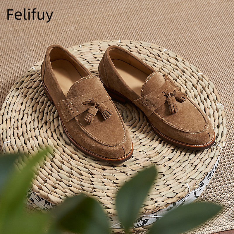 Yeni Kahverengi Erkek Düz Loaf - Men'S Formal Wear incelemesi ve fiyatı