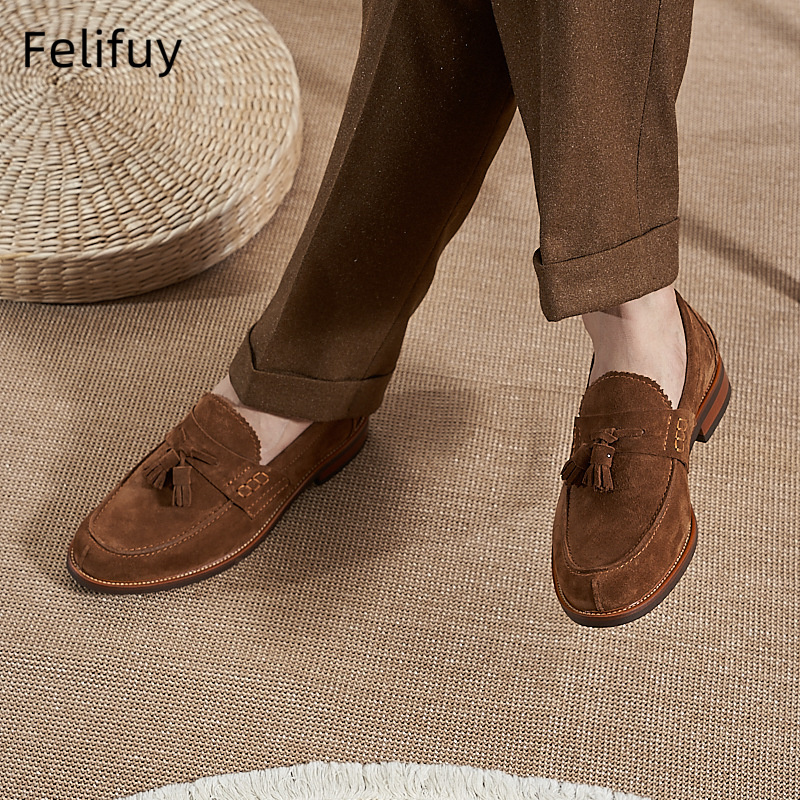 Yeni Kahverengi Erkek Düz Loaf - Men'S Formal Wear incelemesi ve fiyatı