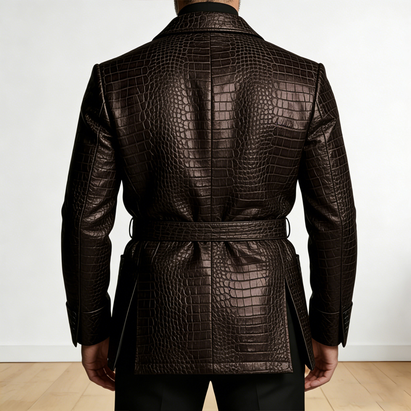    Erkek Timsah Desenli Deri  - Men'S Formal Wear Belt incelemesi ve fiyatı