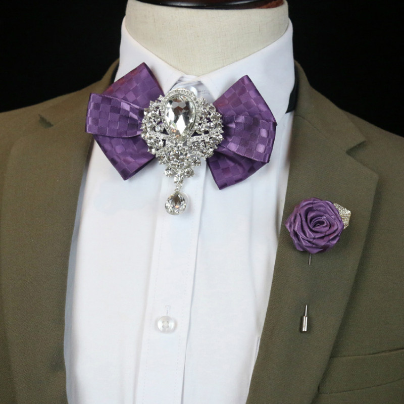 Erkek düğün suni elmas papyon  - Men'S Formal Wear Bow Ties incelemesi ve fiyatı