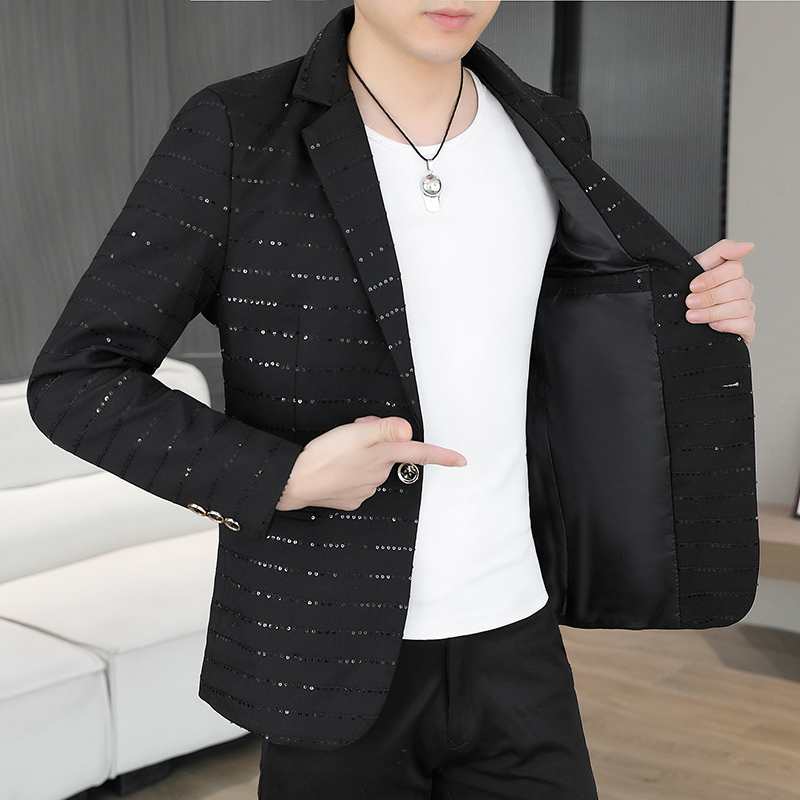 Blazer Erkek Payetli Lüks Sıca - High End Men'S Formal Wear incelemesi ve fiyatı