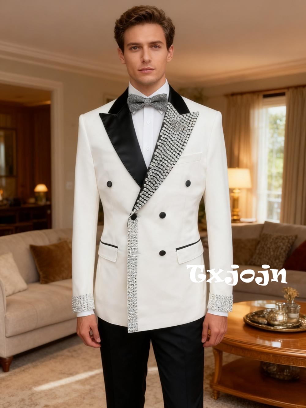 Göz Kamaştırıcı Lüks Boncuklu  - Men'S Formal Wear For Engagement incelemesi ve fiyatı